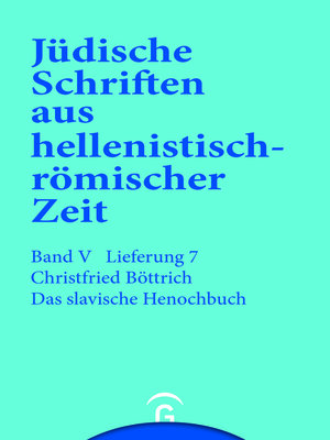 cover image of Das slavische Henochbuch